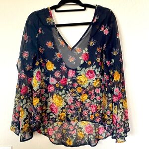 SEMI SHEER BLOUSE by Lovely Day